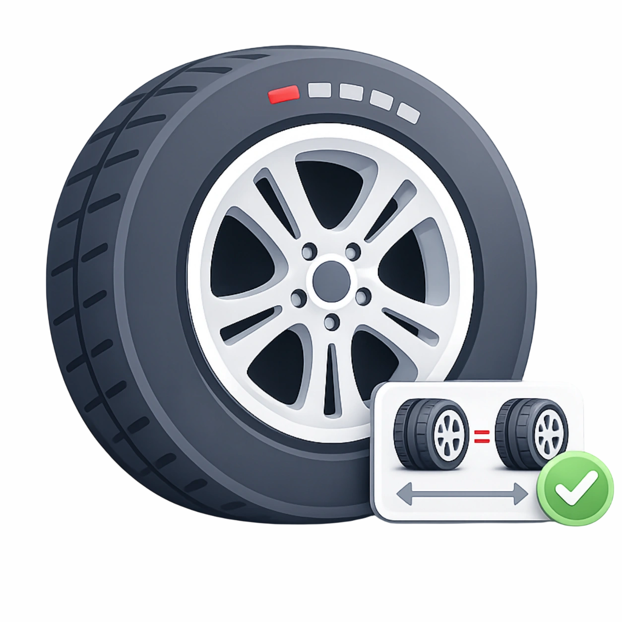 Tyre Size Comparison Image