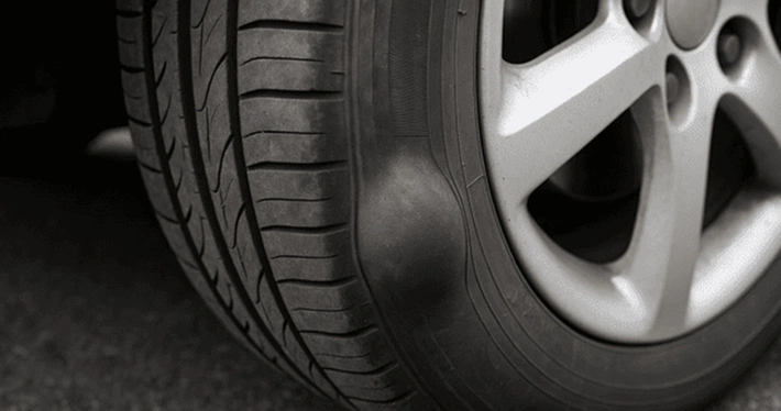 Image of Bulge in Tyre Wall? Here’s What to Do