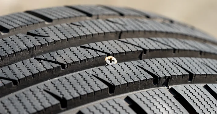 Image of Driving With a Nail in Tyre: Is It Safe?
