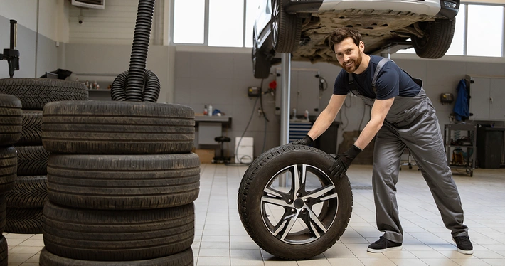 Image of How Much Does a Car Tyre Weigh?