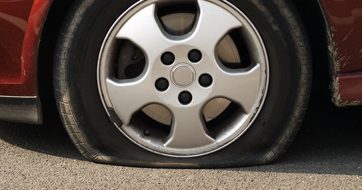 Image of What Can Cause a Flat Tyre?