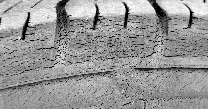 Image of Why Do Tyres Crack Between the Tread?