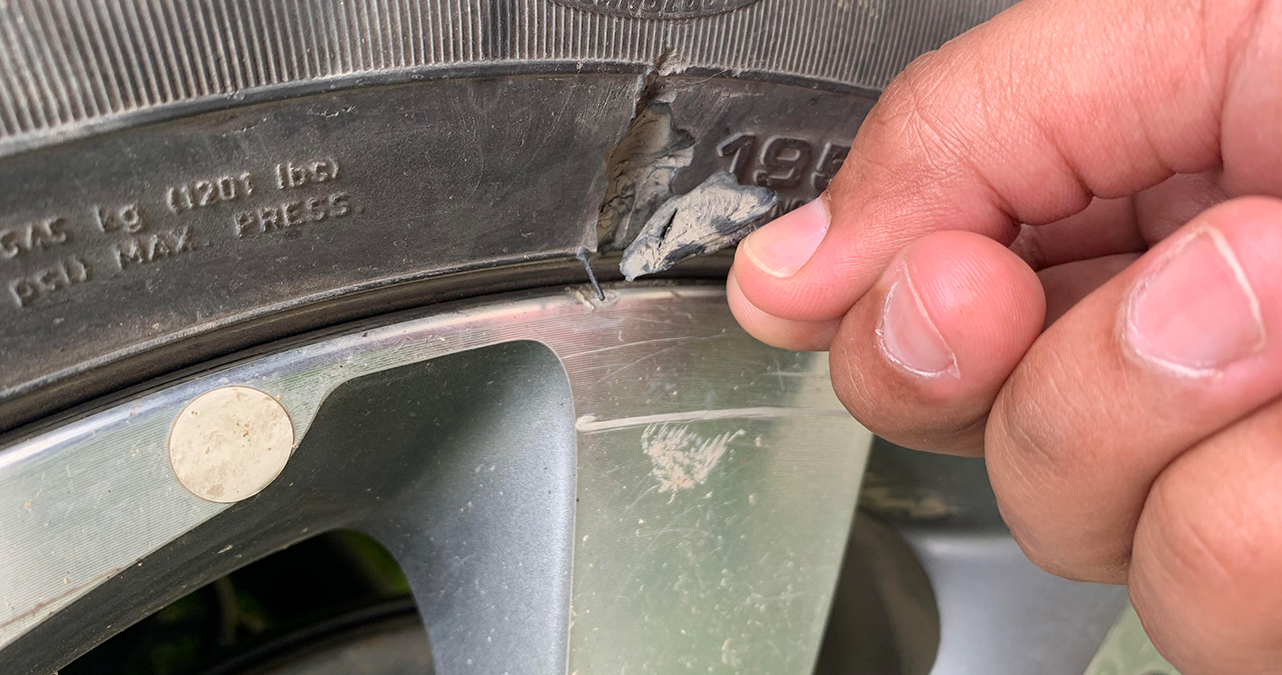 Image of Can You Repair a Cut in a Tyre Sidewall?