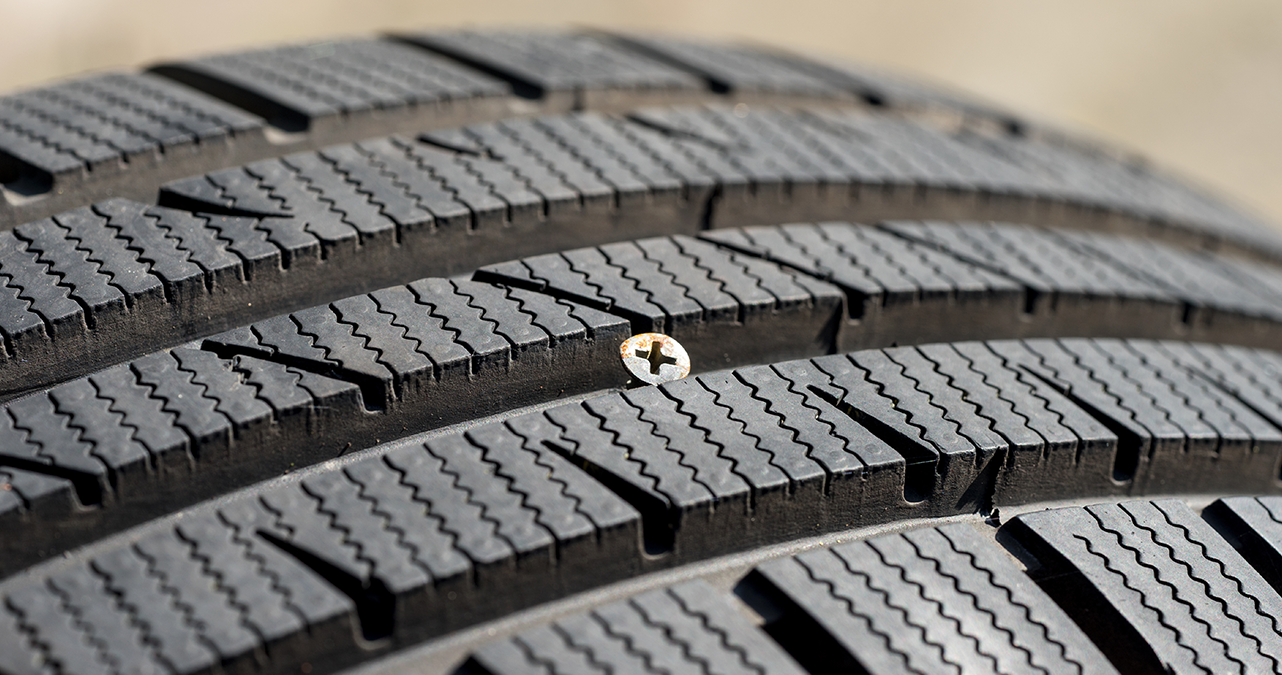 Image of Driving With a Nail in Tyre: Is It Safe?