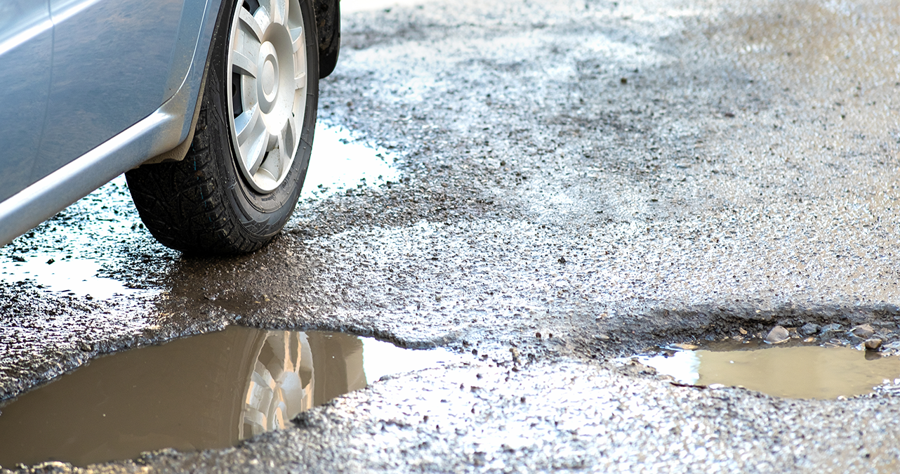 Image of How to Claim for Pothole Damage to Tyres