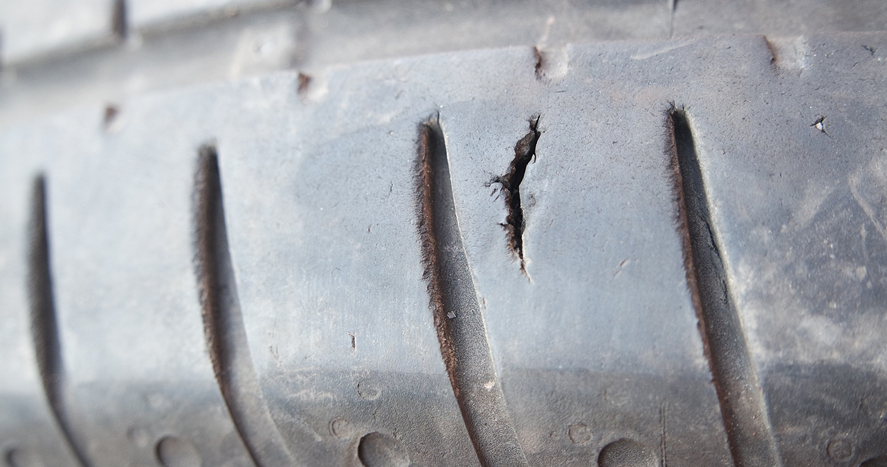 Image of Small Cut in Tyre Tread: Is It Dangerous?