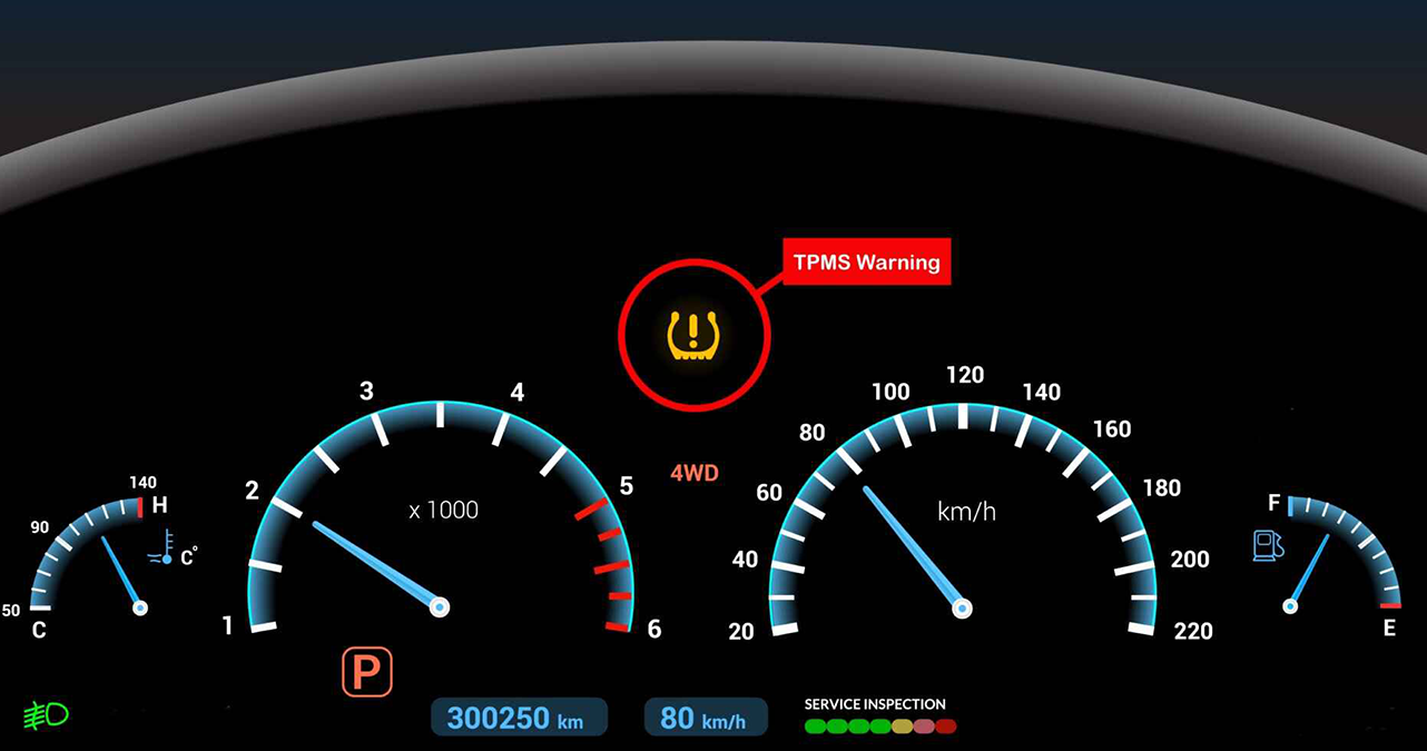 Image of Tyre Sensors Not Detected? Fix TPMS Faults
